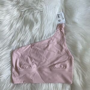 nwt flush pink asymetrical bra